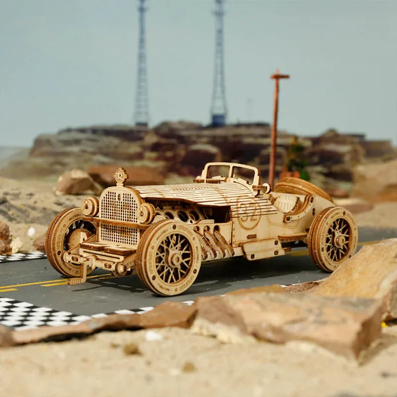 DIY Wooden Car V8 Grand Prix Small
