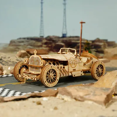 DIY Wooden Car V8 Grand Prix Small