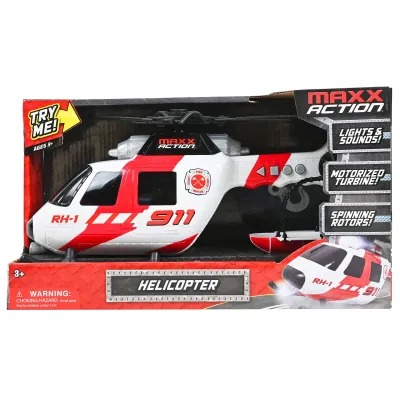 Maxx Action Lights Sound Rescue Helicopter