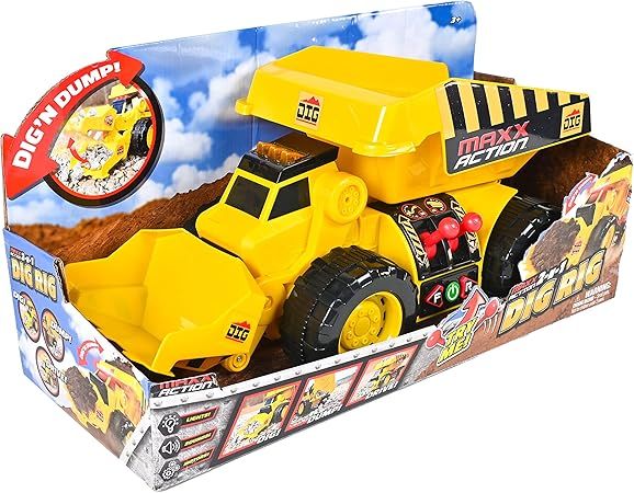 Maxx Action 2-n-1 Dig Rig