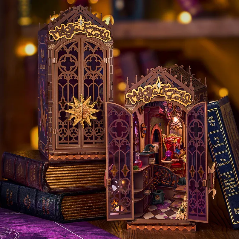 DIY Miniatures Book Nook Magic Fantasy Corner