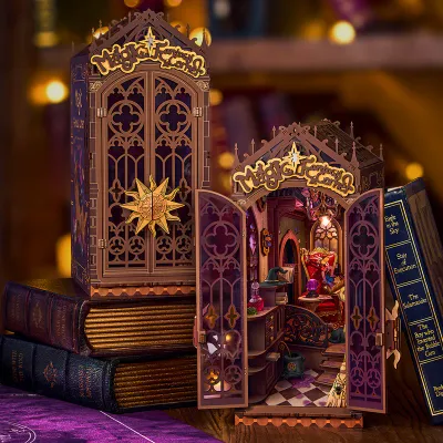 DIY Miniatures Book Nook Magic Fantasy Corner