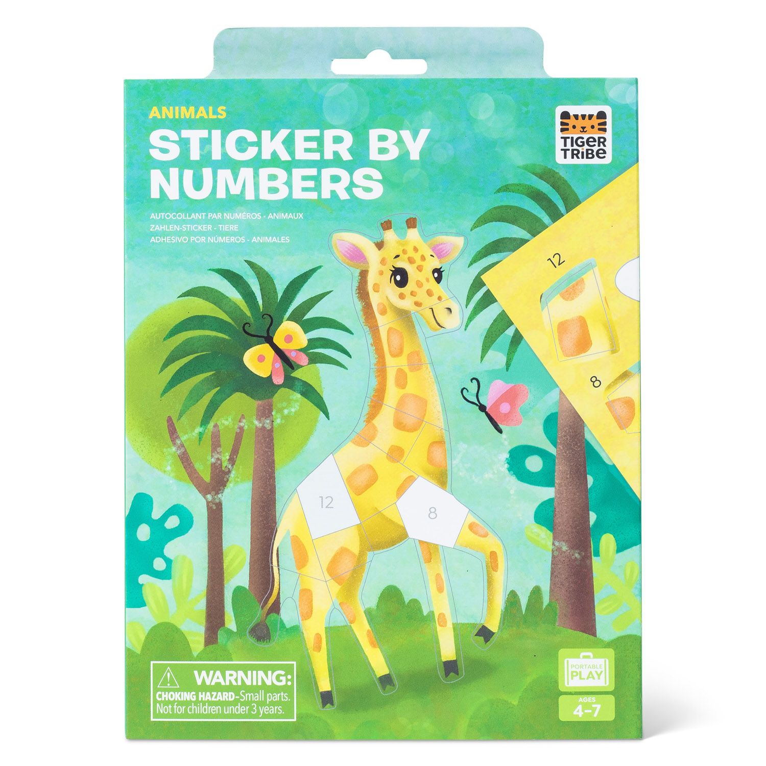 Sticker by Number Animals