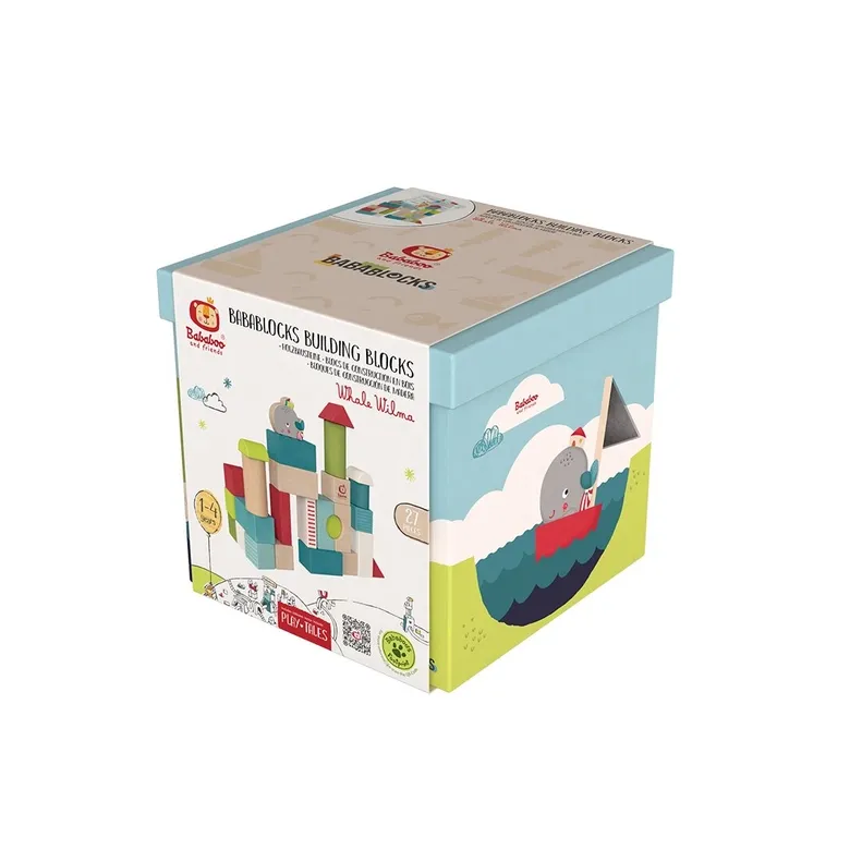 Babablocks Building Blocks Wilma Whale