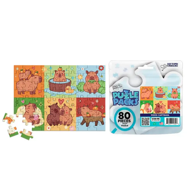 80pc Puzzle Pack Capybara