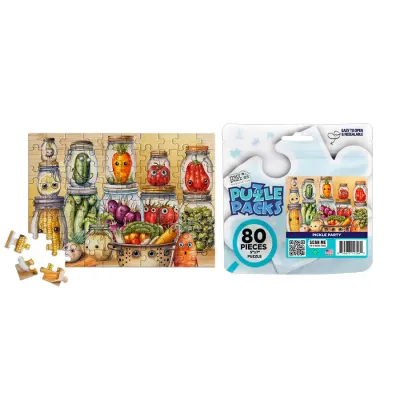 80pc Puzzle Pack Pickle Party