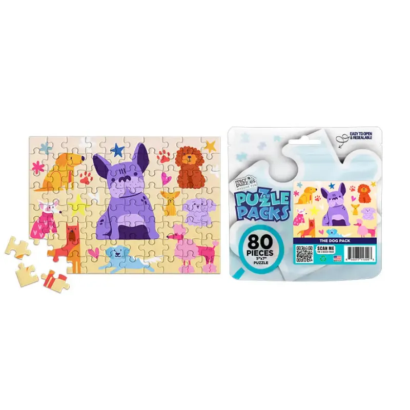 80pc Puzzle Pack The Dog Pack