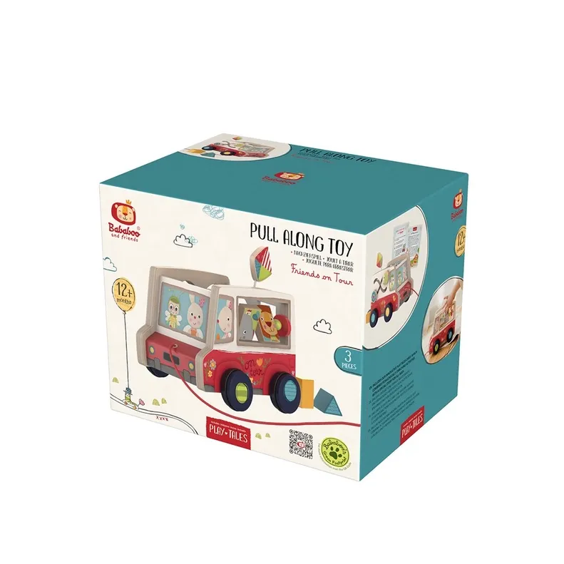 Bababoo Push Pull Toy  Friends on Tour