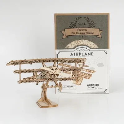 DIY Wooden Small Tri-Plane