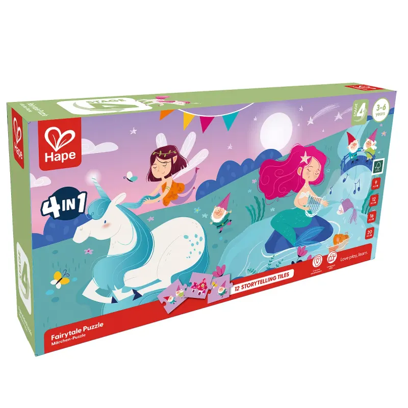 4 in 1 Fairytale Puzzle