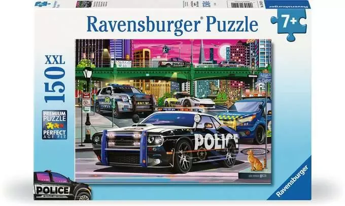 150pc Police On Patrol Puzzle