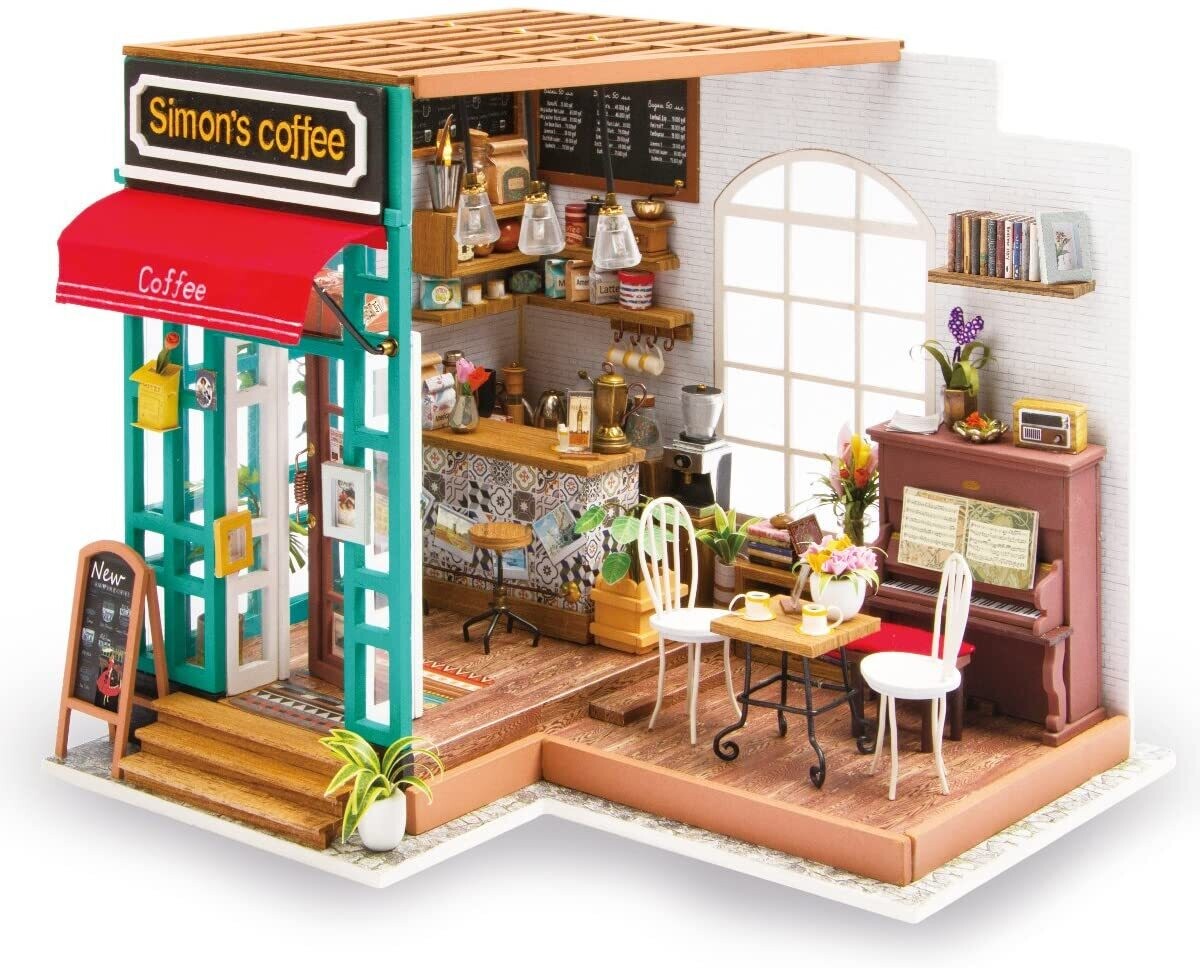 DIY Miniatures Simon's Coffee