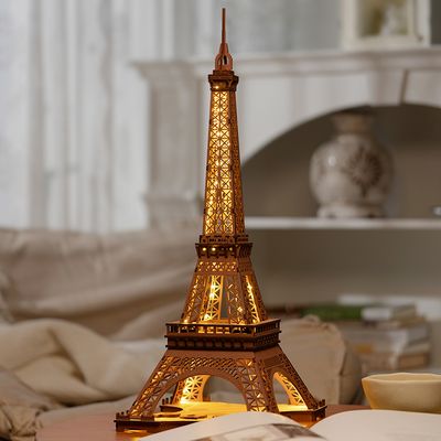 DIY Wooden Night of the Eiffel Tower