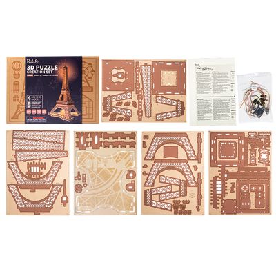 DIY Wooden Night of the Eiffel Tower