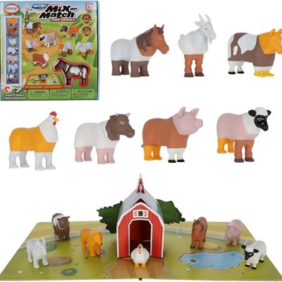 Magnetic Mix or Match Mini Farm Animals