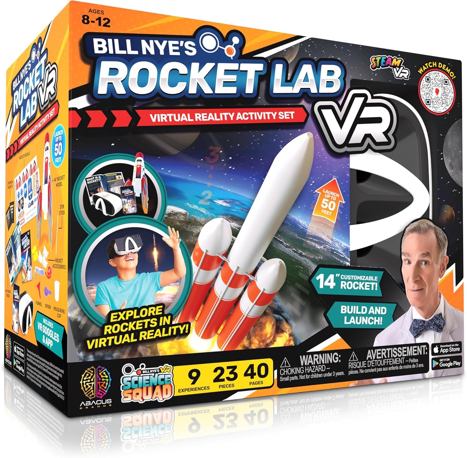 VR Bill Nye Science Squad Rocket Lab