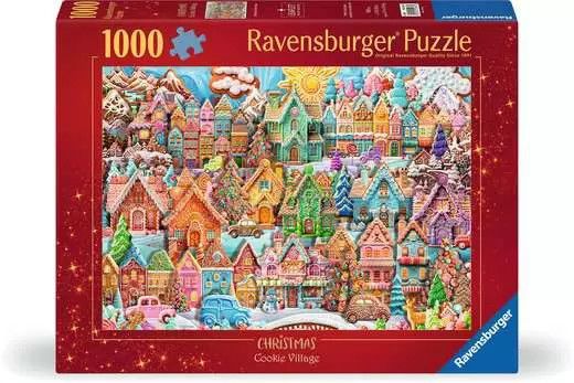 1000pc Christmas Cookie Village Puzzle