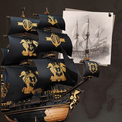DIY Sailing Ship Seahorse Barque