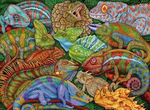 300pc Riveting Reptiles Puzzle