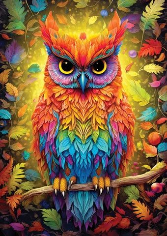 1000pc Autumn Owl