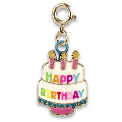 Charm Birthday Cake Gold