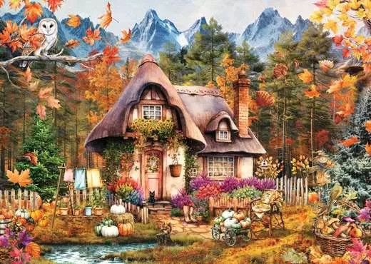 1000pc Pumpkin Cottage