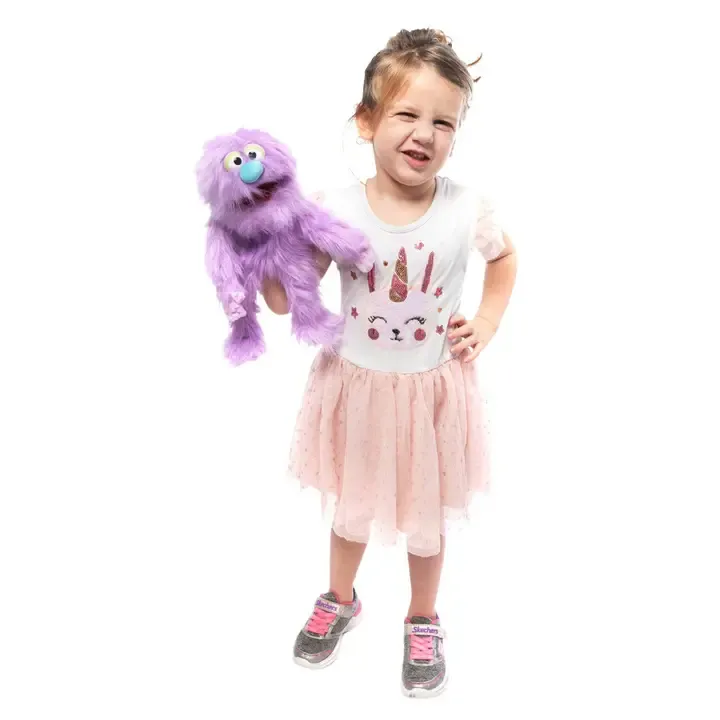 Silly Puppets Monster Purple
