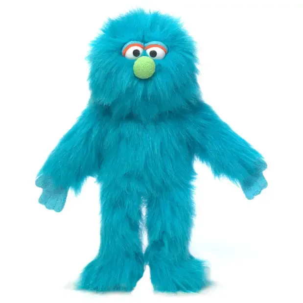 Silly Puppet Monster Blue