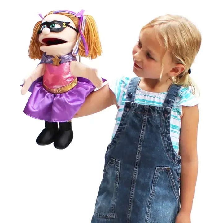 Silly Puppet Superhero Girl