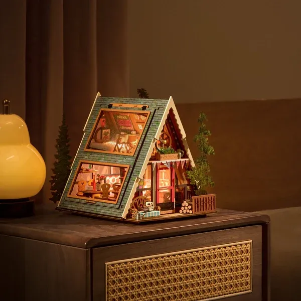DIY Minitaures A-Frame Cottage