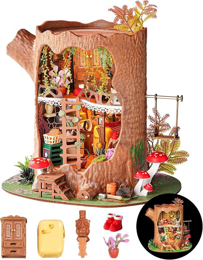 DIY Wooden Fairytale Treehouse