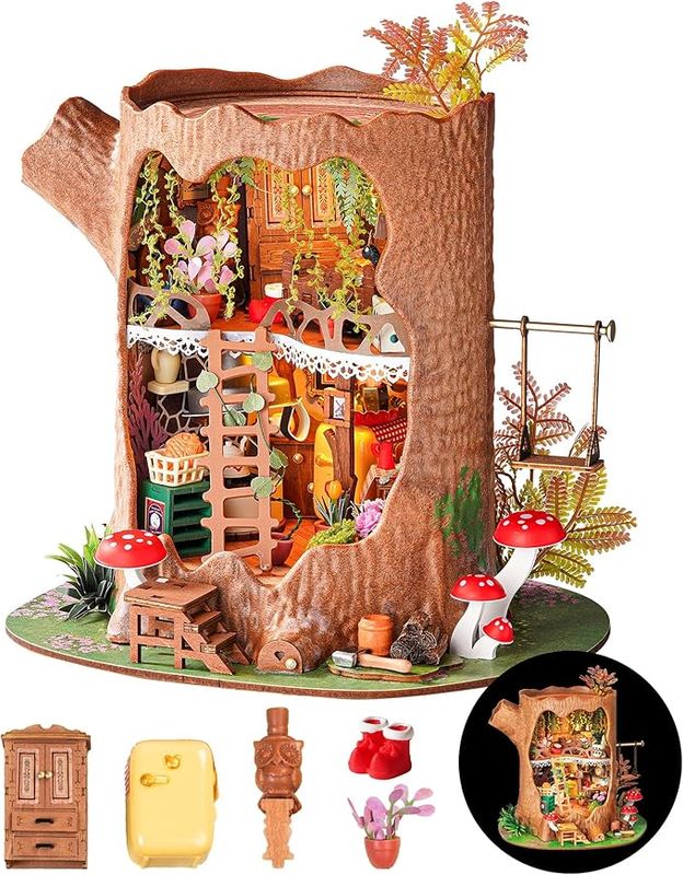 DIY Wooden Fairytale Treehouse