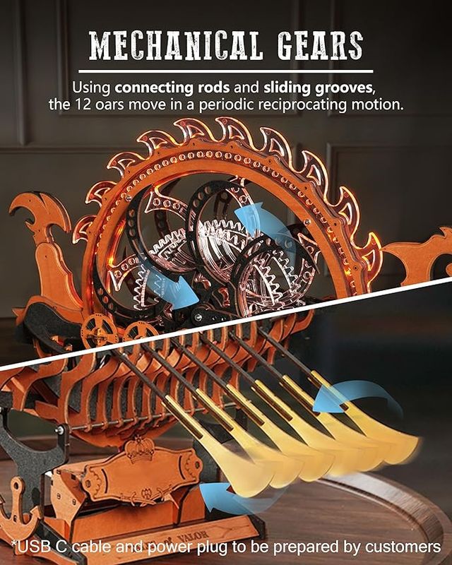 DIY Wooden Viking Dragon Ship