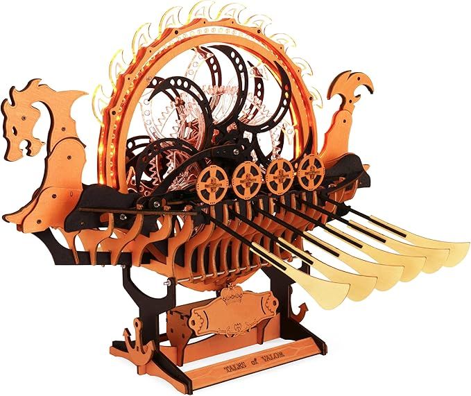 DIY Wooden Viking Dragon Ship