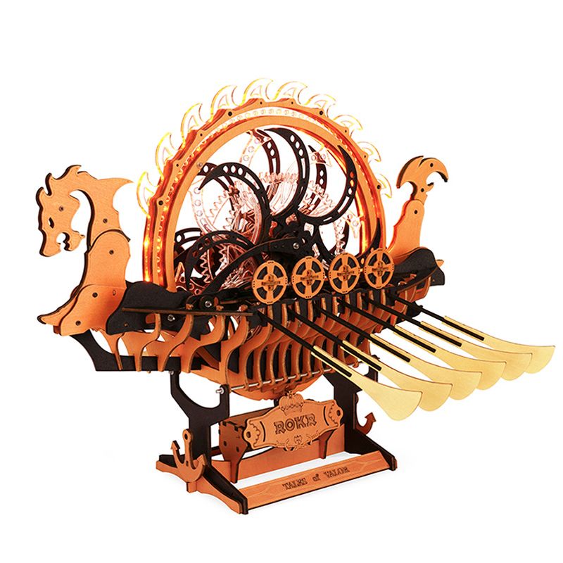 DIY Wooden Viking Dragon Ship