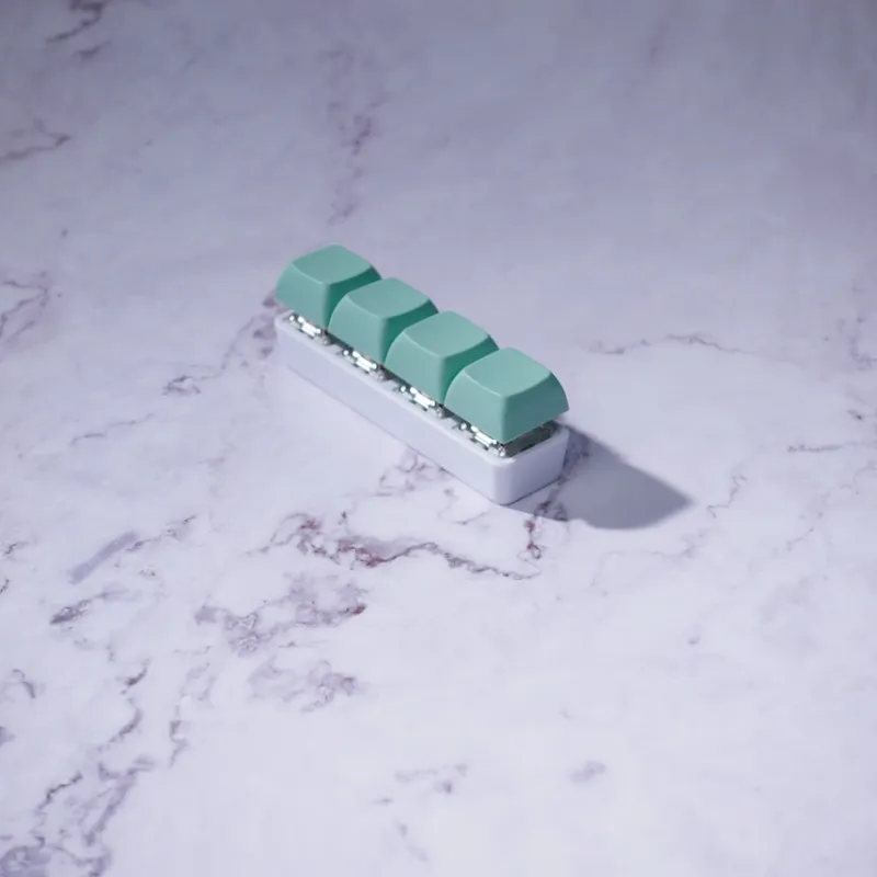 Fidget Keyboard 4 Key CLICKY Green