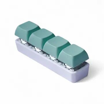 Fidget Keyboard 4 Key CLICKY Green