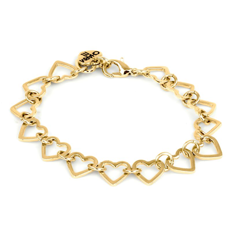 Charm Bracelet Gold Heart