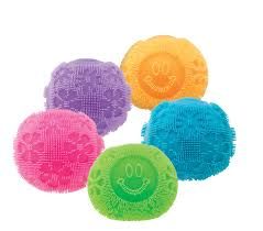 Needoh Fuzz Ball Flower Power