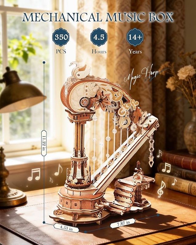 DIY Wooden Magic Harp
