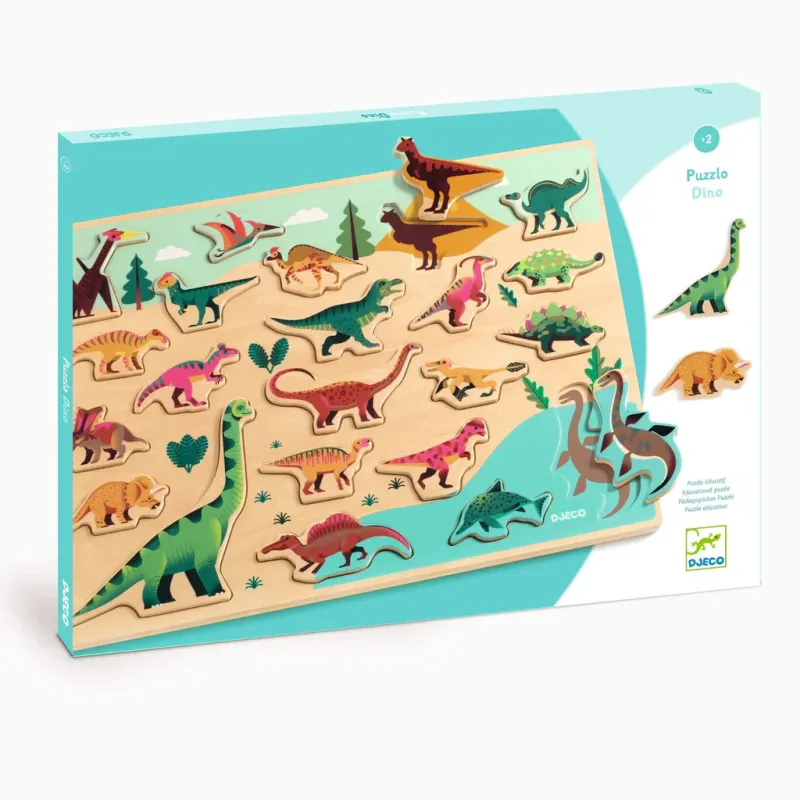 Wooden Puzzle Puzzlo Dino