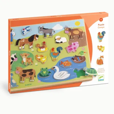 Wooden Puzzle Puzzlo Farm