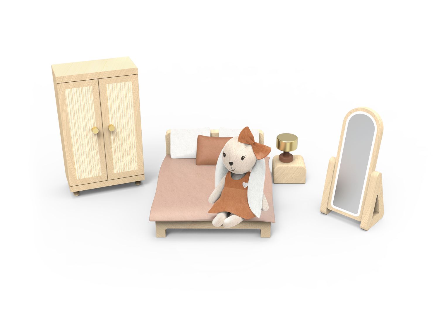 Doll House Bedroom Set