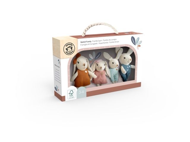 Doll House Rabbit Family