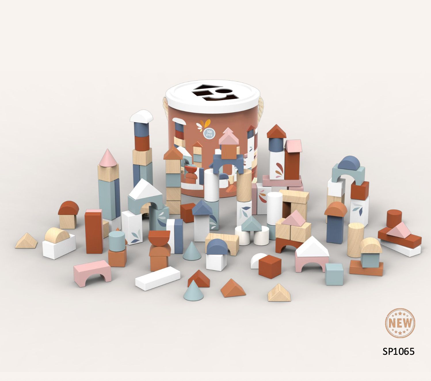 Shape Sorter Drum with 100 Blocks