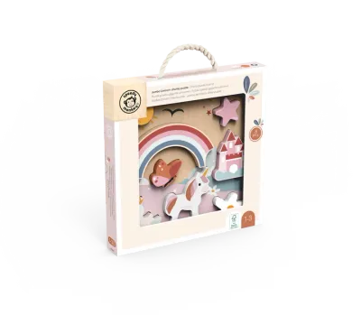 Wooden Chunky Jumbo Puzzle Unicorn