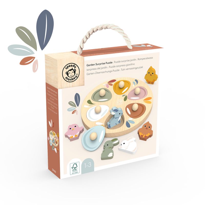 Wooden Puzzle Garden Surprise