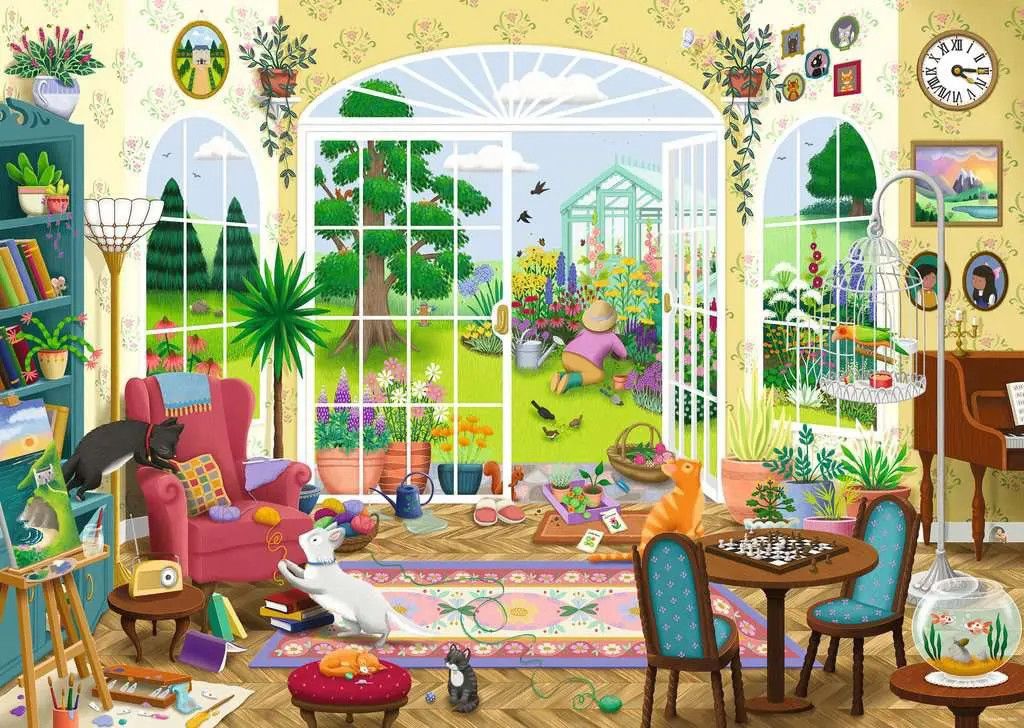1000 pc Summer Garden Parlour Puzzle