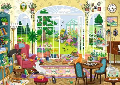 1000pc Summer Garden Parlour Puzzle
