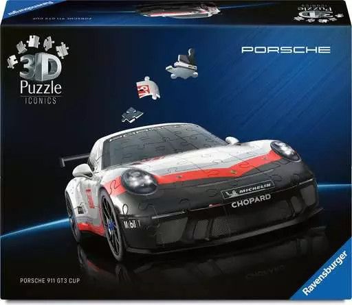 108pc 3D Iconics Porsche 911 Puzzle